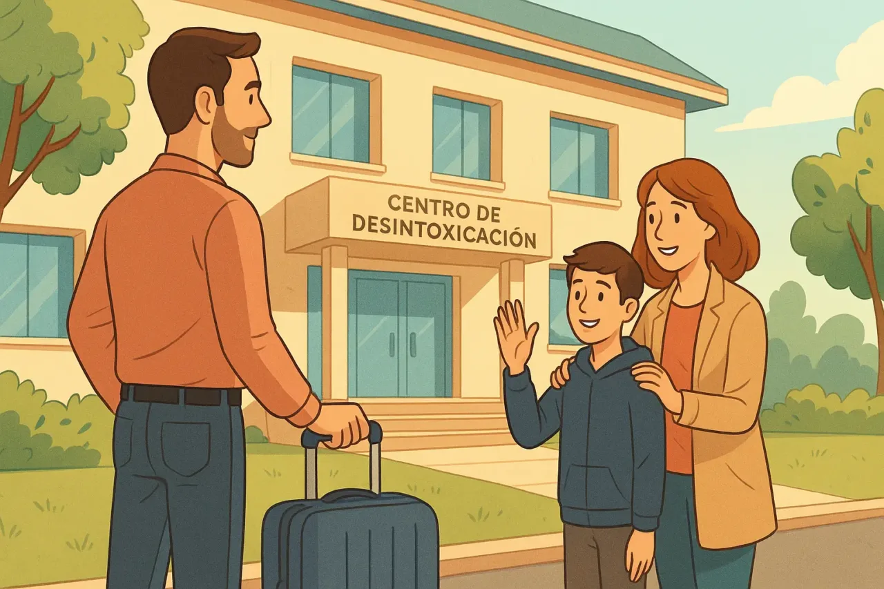 ingreso en un centro de desintoxicación
