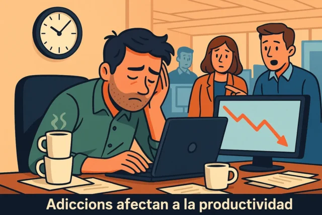 las adicciones afectan a la productividad