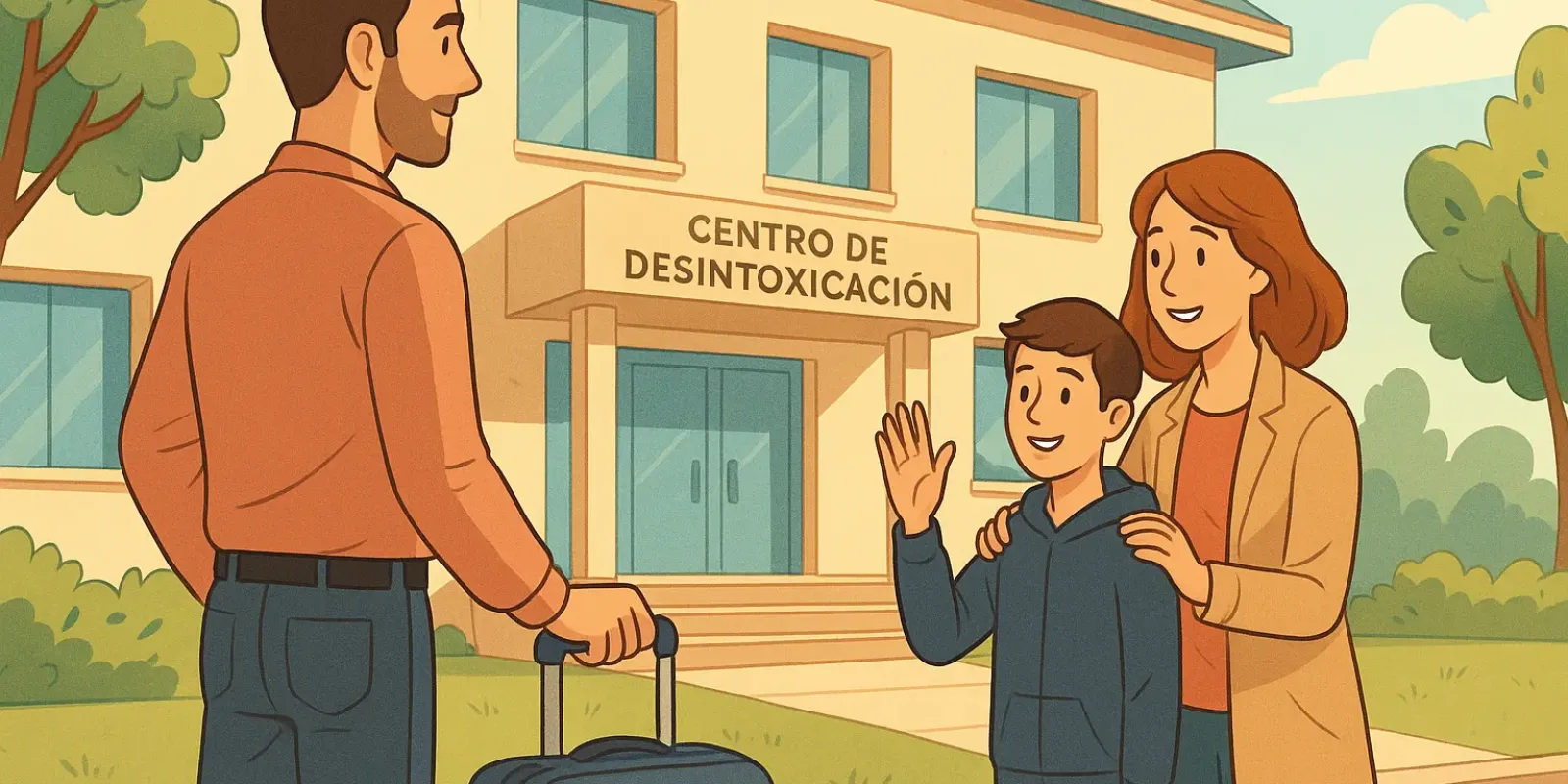 ingreso en un centro de desintoxicación